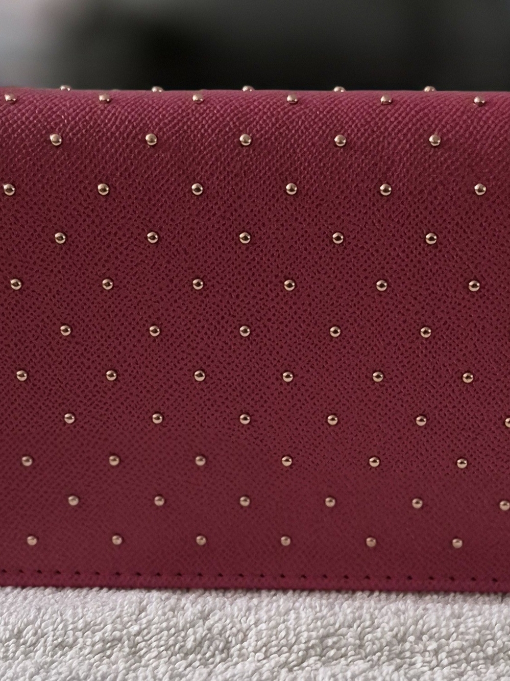 bebe Women's Studded Pink Wallet - bebe - Picture 2 of 8